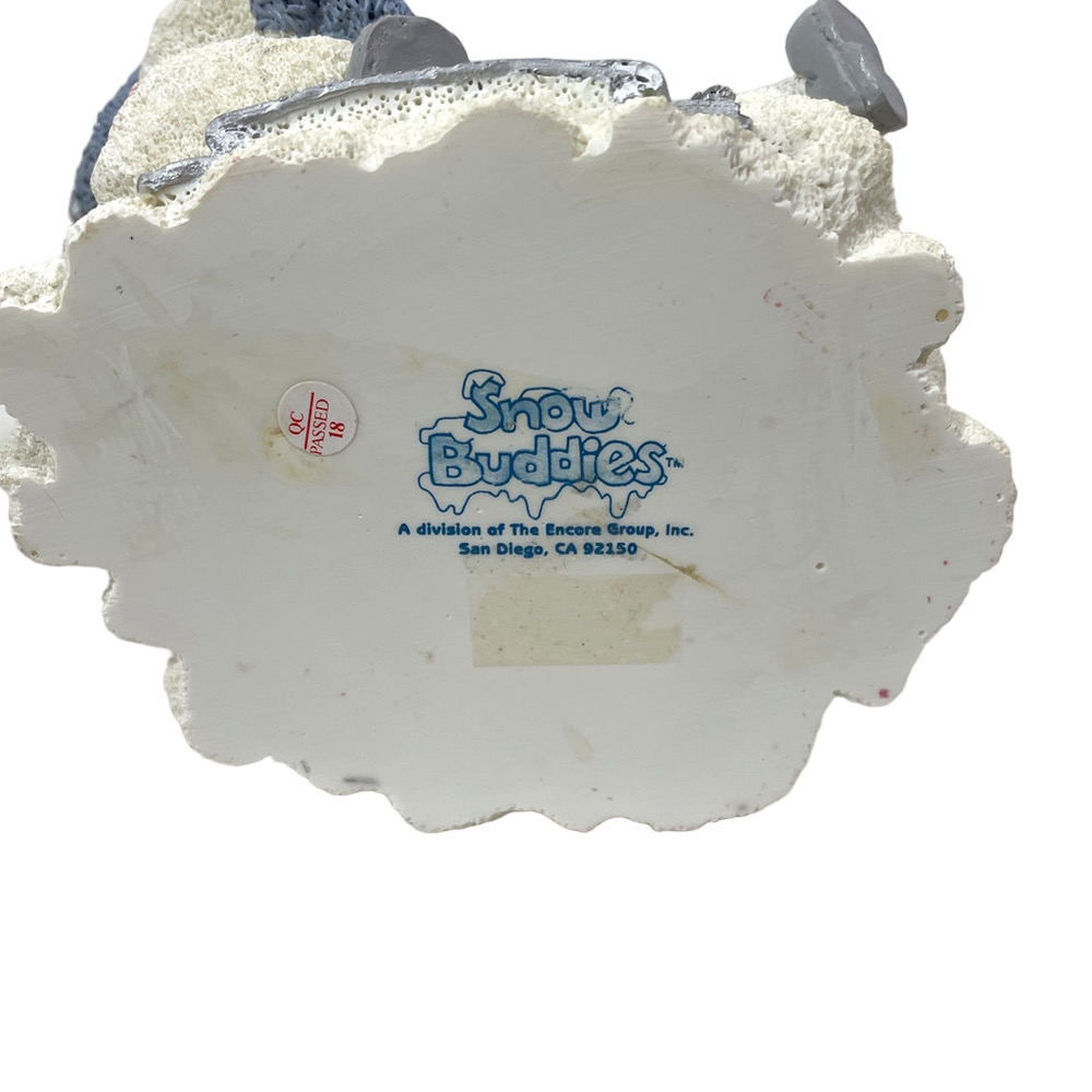 Vintage Snow Buddies Crash Landing Figurine Snowmen Sledding Encore Group 1999 - Picture 9 of 9